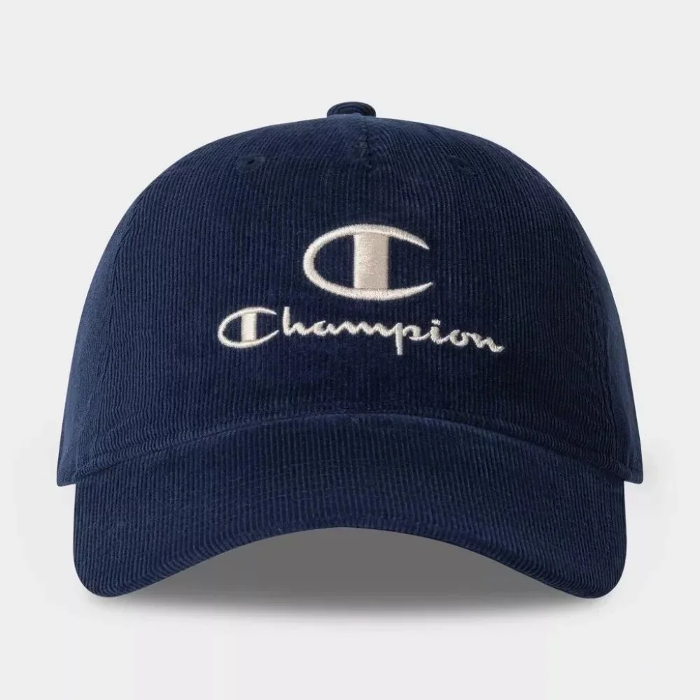 NEW Champion Adult Hobby Corduroy Baseball Hat - Navy
